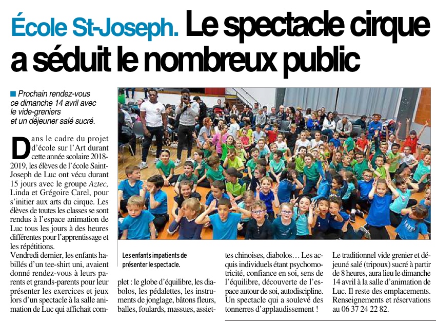 Luc – Ecole Saint Joseph