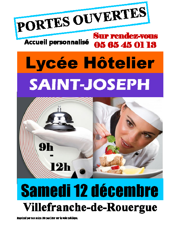 Villefranche - St Joseph - lycée hôtelier PO déc 2020