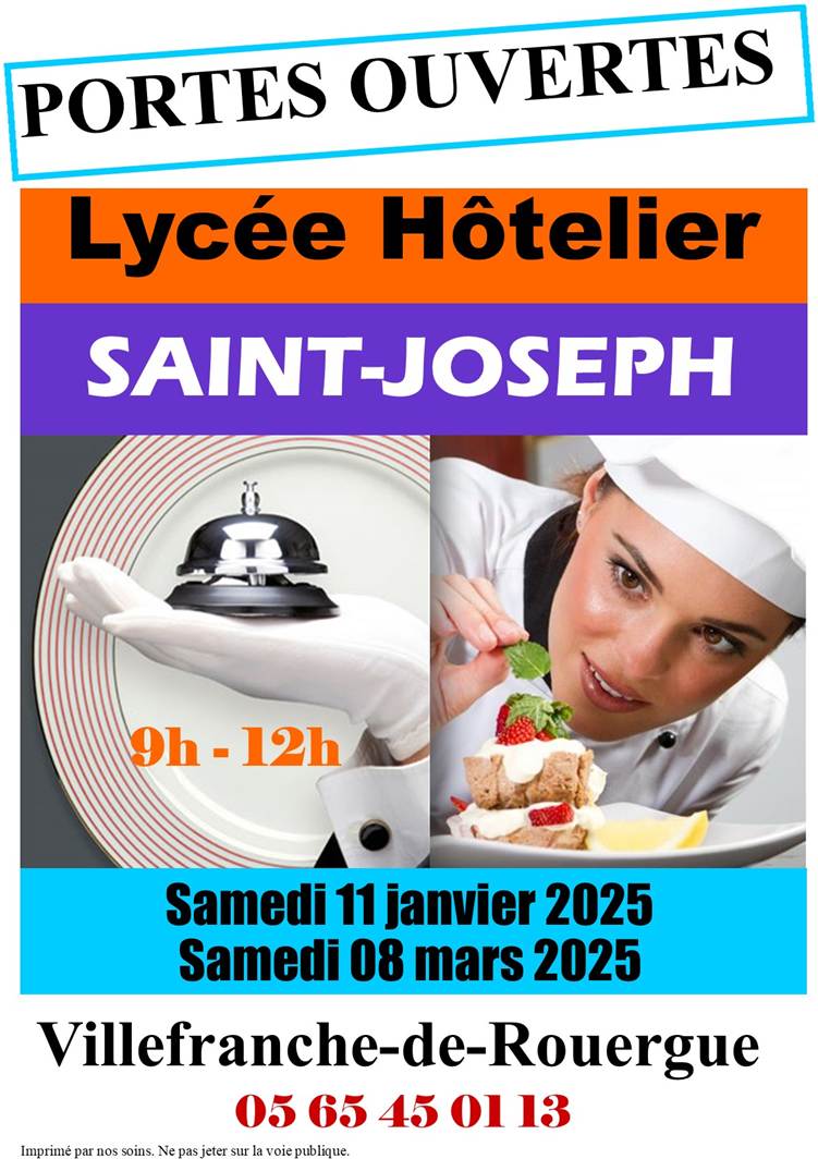 2024-2025 - Villefranche de Rouergue - Lycée St Joseph - JPO