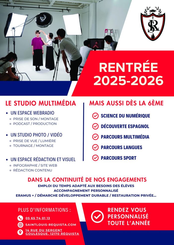 2024-2025 - Réquista - Collège St Louis - Sutdio Multimedia 2